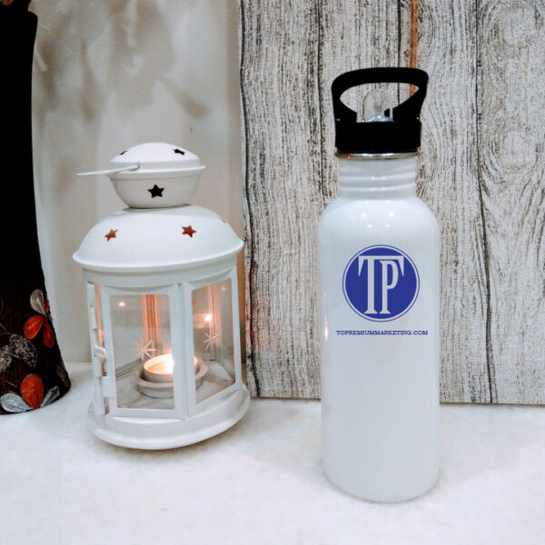 SFS-03 - SPORT FLASK ALLUMINIUM WHITE 600ML