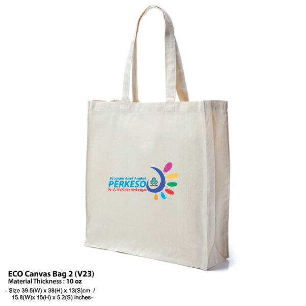 M - ECO Canvas Bag 2 (V23)