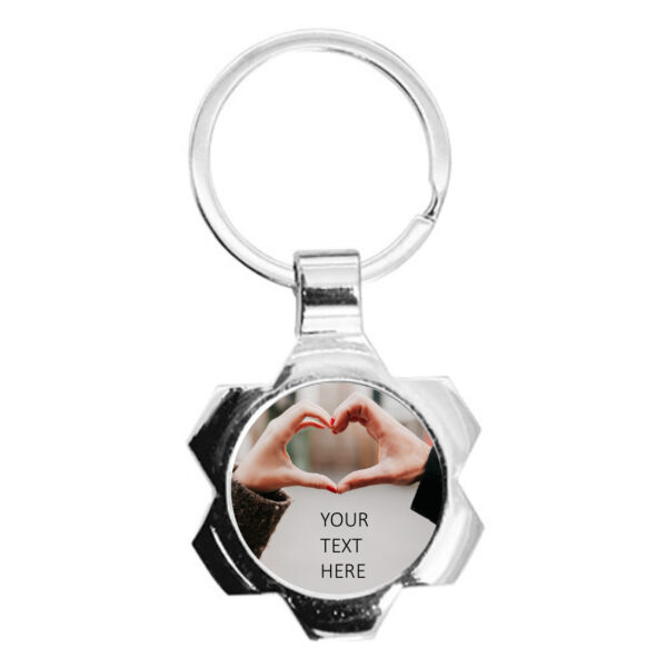 METAL KEYCHAINS - ROUND