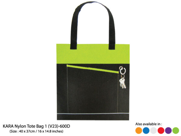 M KARA NYLON TOTE BAG (V23) - 600D