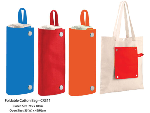 M - Foldable Cotton Bag (CR311)