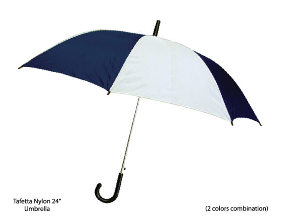 M TAFETTA NYLON 24" UMBRELLA. (2 COLOURS COMBINATION)