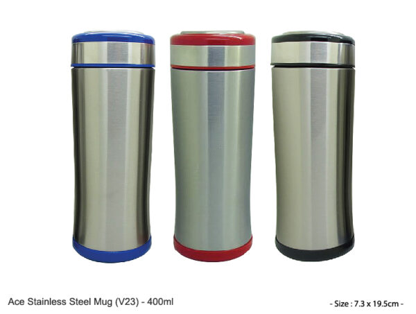 M ACE STAINLESS STEEL MUG (V23) - 400ML