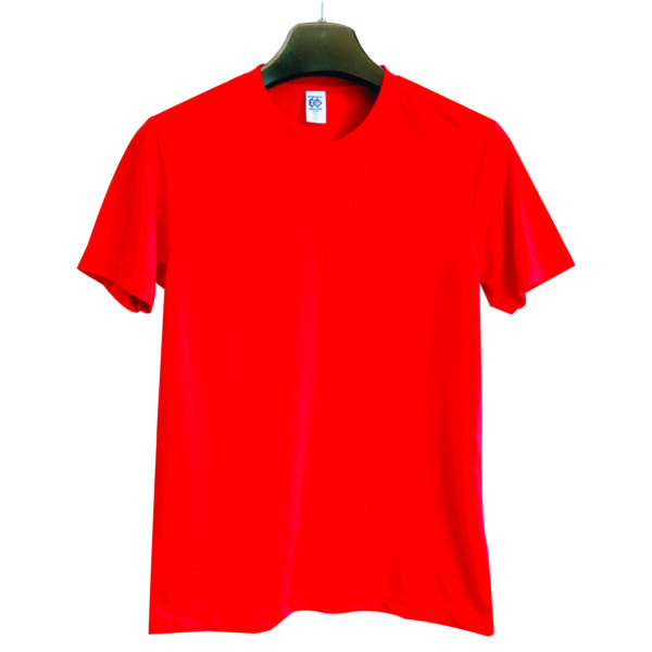 8SQ-ADULT-MF-RED Eight Square - Adult Microfiber Round Neck - Unisex