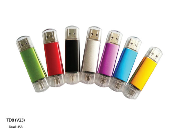 M DUAL USB THUMBDRIVE - TD8 (V23)