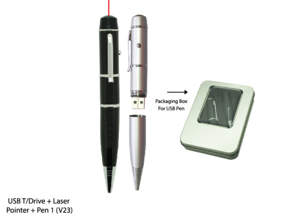 M USB THUMBDRIVE + LASER POINTER + PEN 1 (V23)