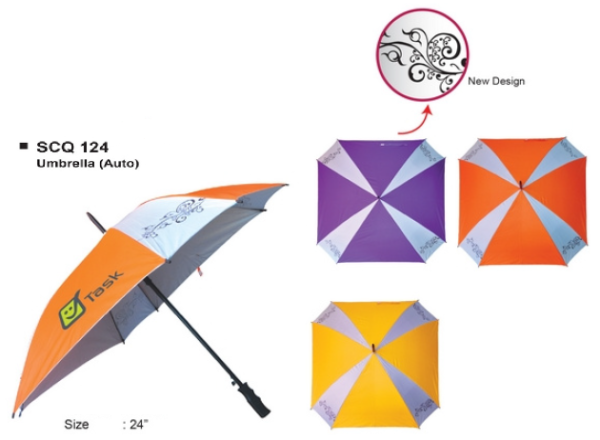 Y SCQ124 - SILVER COATED UMBRELLA