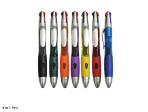 M PLASTIC 4 IN 1 PEN