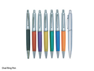 M PLASTIC OVAL RING PEN