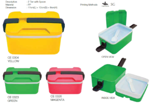 B CE03 - CATERING EQUIPMENT SET 2 TIER WITH SPOON