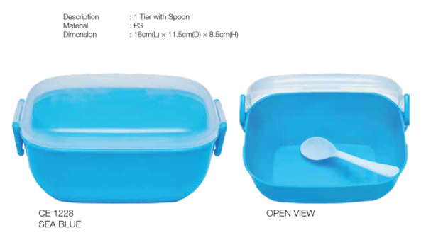 B CE12 - CATERING EQUIPMENT SET STAINLESS STEEL 1 TIER WITH SPOON