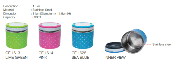 B CE16 - CATERING EQUIPMENT SET STAINLESS STEEL 1 TIER