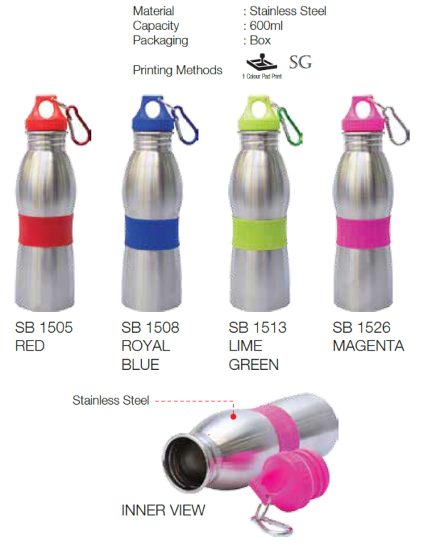 B SB15 - STAINLESS STEEL SPORT BOTTLE