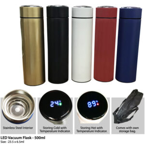 LED Vacuum Flask - 500ml M LED VACUUM FLASK - 500ML