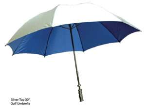 M SILVER TOP 30 INCH GOLF UMBRELLA