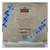 T EXCLUSIVE CRYSTAL PLAQUE - 3087