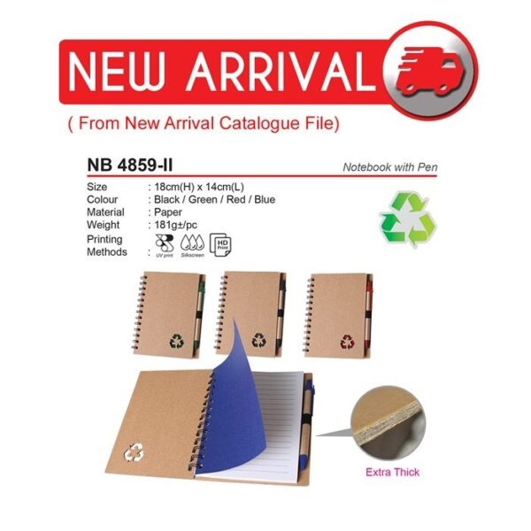 AD NB 4859-II NOTEBOOK WITH PEN
