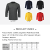 ENZO 1200N - LONG SLEEVE PLAIN ROUND NECK