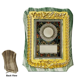 T MODERN WOODEN PLAQUE -  7460