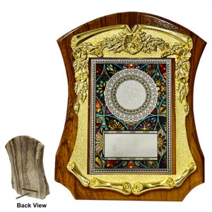 T MODERN WOODEN PLAQUE -  7465