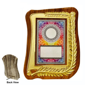 T MODERN WOODEN PLAQUE -  7466