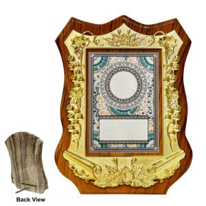 T MODERN WOODEN PLAQUE -  7467