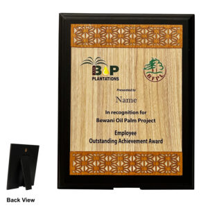 T Modern Wooden Plaque - 7471