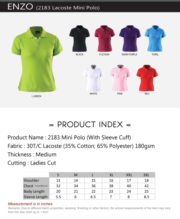 ENZO - 2183 STANDARD MINI POLO