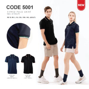 ENZO - 5001 TIPPED POLO SHIRT
