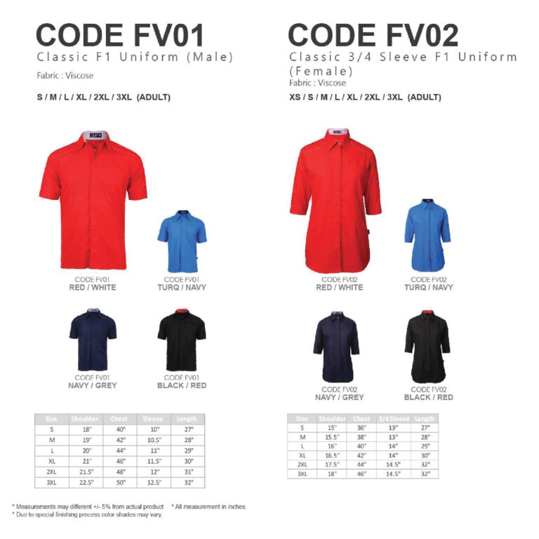 ENZO - FV01/ 02 CLASSIC UNIFORM (MALE / FEMALE)