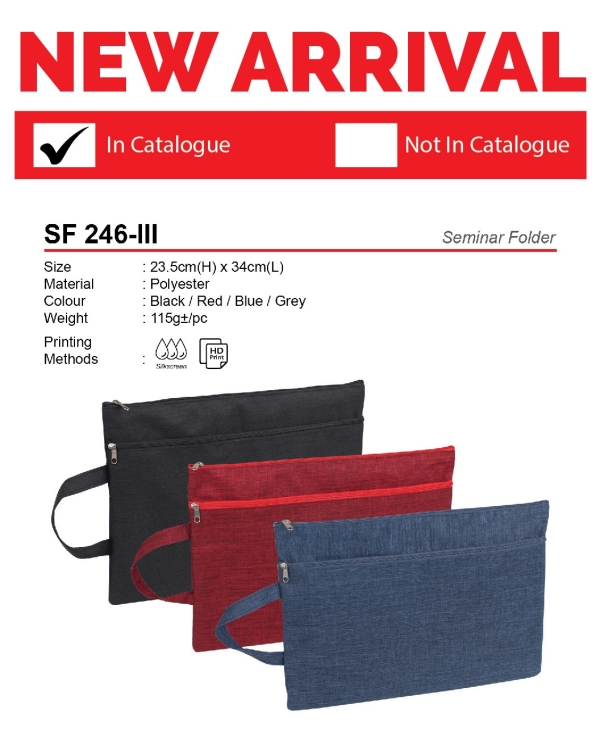 SF 246-III Seminar Folder AD SF 246-III SEMINAR FOLDER