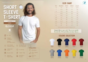 ULTIFRESH - BCR01 BEAM 200GMS BEAM PREMIUM COTTON SHORT SLEEVE T-SHIRT (UNISEX)