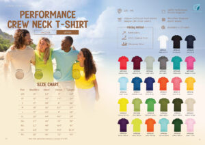 UDF01 ULTIFRESH - UDF01 ULTIFRESH PERFORMANCE CREW NECK T-SHIRT (UNISEX)