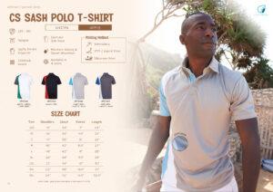 ULTIFRESH - UDF13 ULTIFRESH CONTRASTCS SASH POLO T-SHIRT (UNISEX) 160GSM