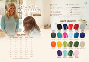 ULTIFRESH - UDF26 ULTIFRESH  PERFORMANCE  CREW NECK LONG SLEEVE T-SHIRT (UNISEX) 160GSM