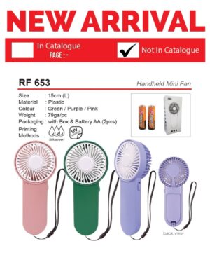 AD RF 653 HANDHELD MINI FAN