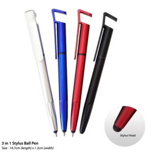 M PEN  - 3 IN 1 STYLUS BALL PEN