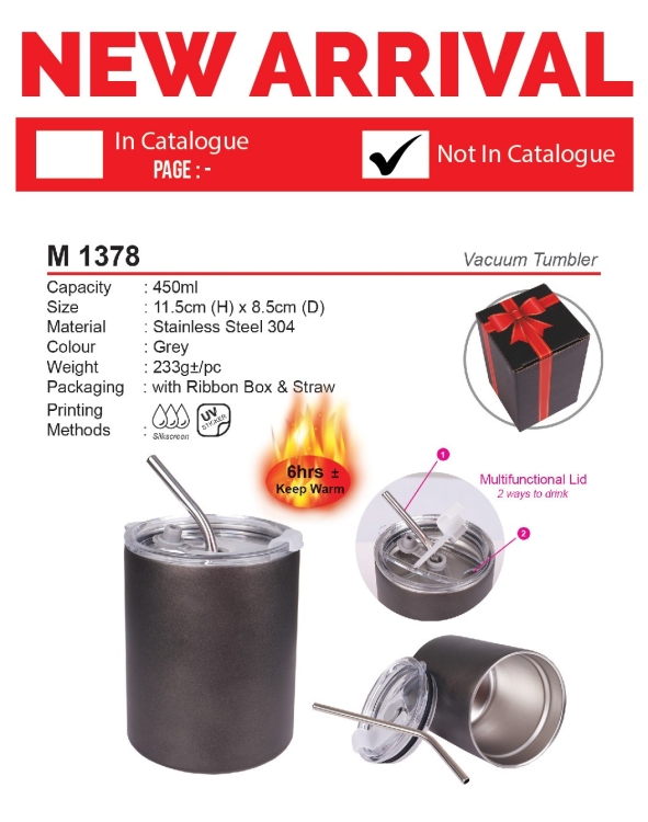 AD M 1378 VACUUM TUMBLER