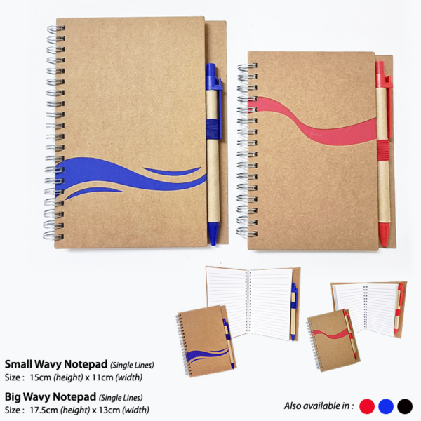 M Wavy Notepad