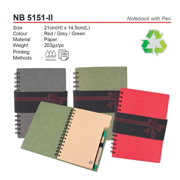 AD NB 5151-II NOTEBOOK WITH PEN