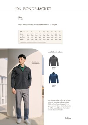 LE'FONSE - J06 BONDE JACKET (240GSM)