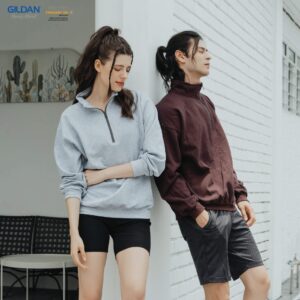 GILDAN - 18800 ADULT VINTAGE CADET COLLAR SWEATSHIRT