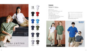 GILDAN - 2000 ULTRA COTTON ADULT T-SHIRT 100% COTTON (203GSM)