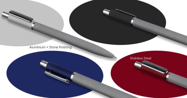 IH - GRYT - STONE-FINISH METAL PEN