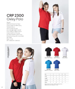 CROSSRUNNER - CRP2300 OXLEY POLO QUICK-DYING (160GSM)