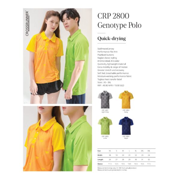 CROSSRUNNER - CRP2800 GENOTYPE POLO