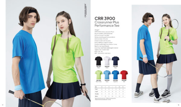 CROSSRUNNER - CRR3900 CROSSRUNNER PLUS PERFORMANCE TEE (160GSM)