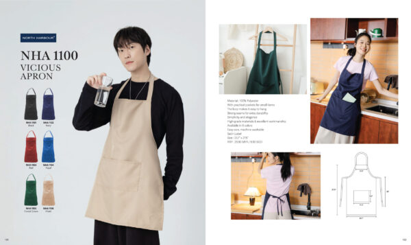 NORTH HARBOUR - NHA1100 VICIOUS APRON 100% POLYESTER