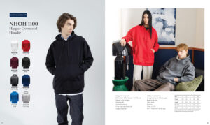 NORTH HARBOUR - NHOH1100 HARPER OVERSIZED HOODIE (260GSM)
