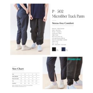 PANBASIC - P-502 MICROFIBER TRACK PANTS